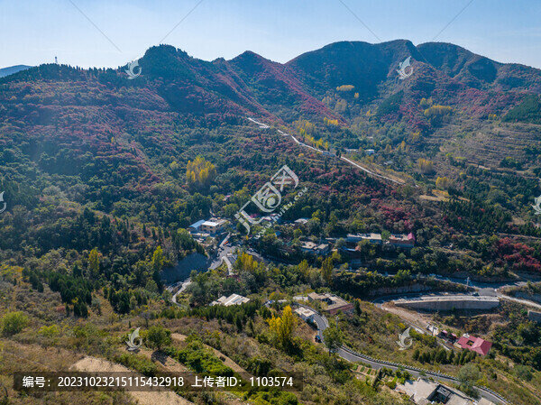 濟南彩石劈山紅葉