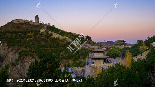 雁門關晨曦風光