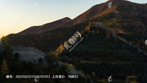 雁門關(guān)長城晨曦風(fēng)光