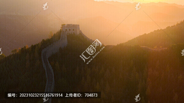 雁門關(guān)長(zhǎng)城晨曦風(fēng)光