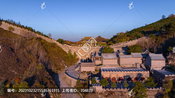 雁門關(guān)天險(xiǎn)門鎮(zhèn)邊祠風(fēng)光