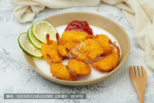 炸蝦仁脆皮蝦