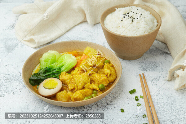 美味咖喱雞肉飯