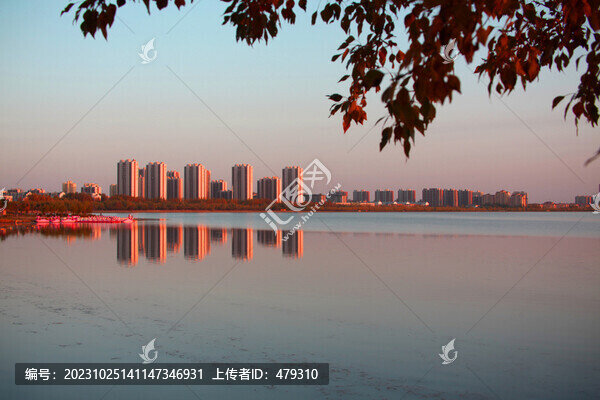 濱洲湖晚霞