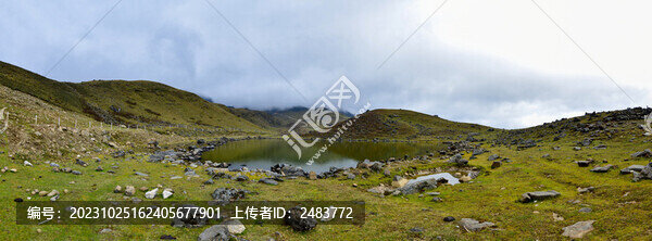 昆明市東川區(qū)妖精塘全景圖