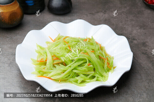 爽口清拌萵筍絲