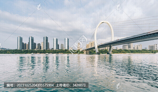 柳州白沙大橋與柳江濱水建筑