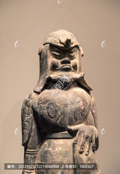茹茹公主墓出土武士俑