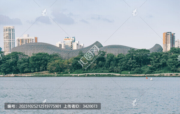 廣西柳州柳江江濱雙魚匯建筑