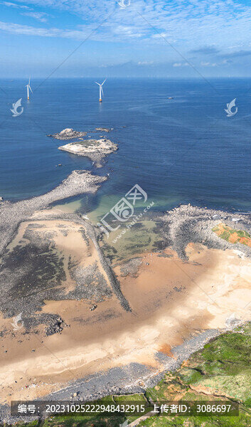 航拍福建平潭島環(huán)島路風(fēng)光