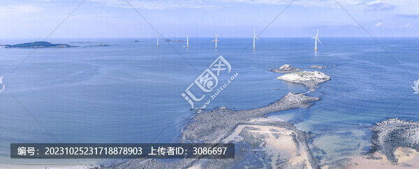 航拍福建平潭島環(huán)島路風(fēng)光