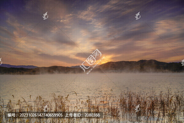 松花湖日出