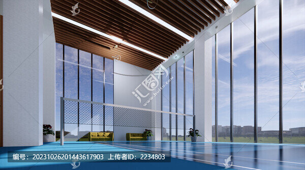網(wǎng)球廳效果圖
