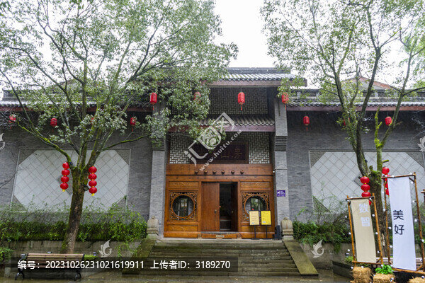 中式建筑大門