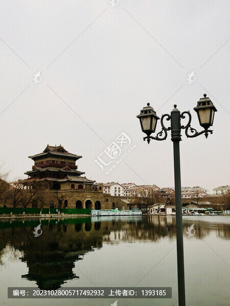 章丘百脈泉公園明水古城