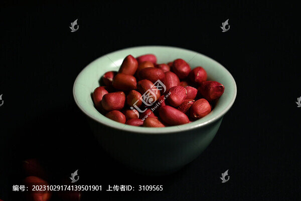 谷物紅皮花生暗調(diào)