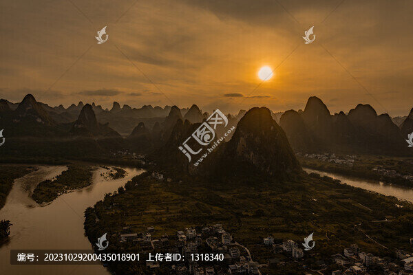 廣西陽朔興坪古鎮(zhèn)