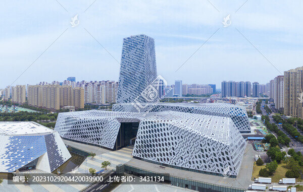 濟南市圖書館濟南市美術館航拍