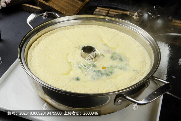 汽鍋蒸雞蛋糕