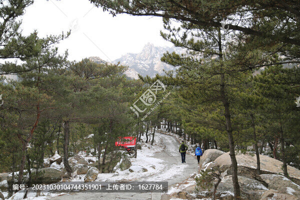 冬季嶗山丹風(fēng)光