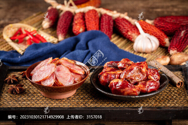 香辣香腸風(fēng)干排骨