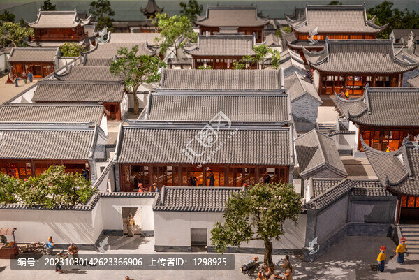 古代官府建筑模型