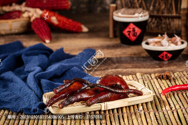 熏制豬尾巴