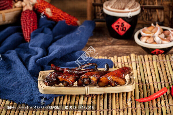 熏制豬尾巴