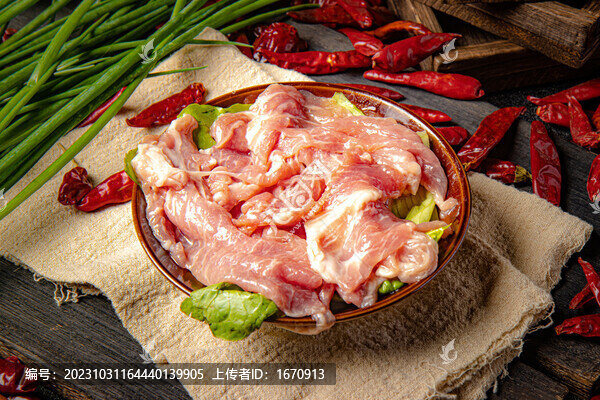 火鍋菜品老肉片