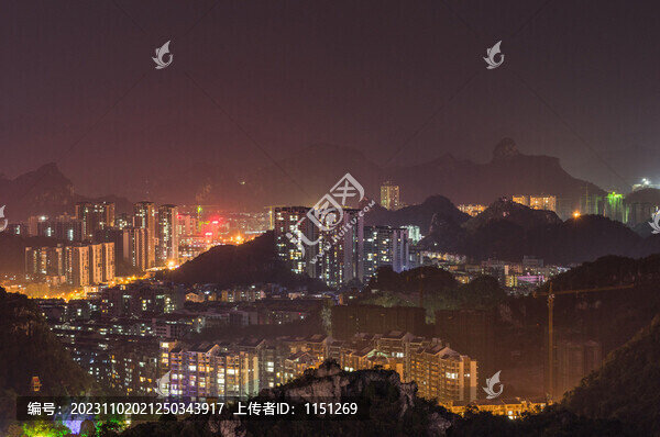柳州山城夜景