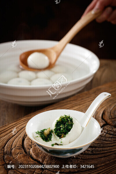薺菜湯圓