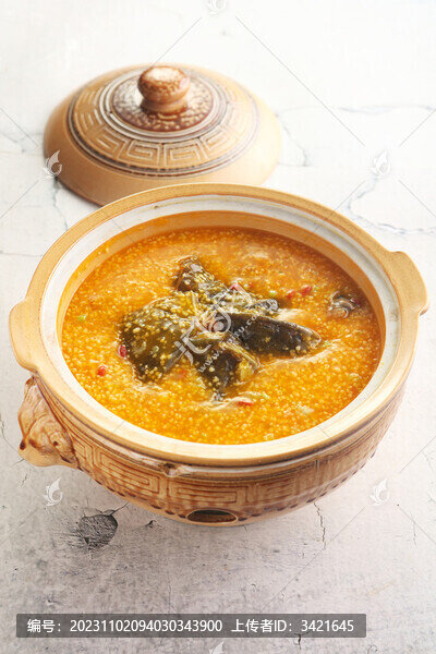 小米燉甲魚