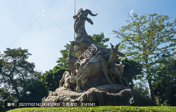 廣州越秀公園五羊雕像