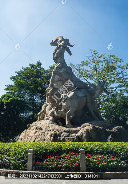 廣州越秀公園五羊雕像