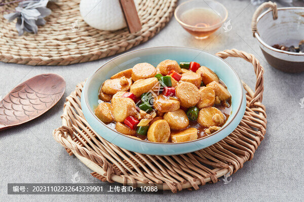 鮑汁雞粒豆腐
