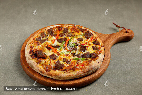 黑椒牛肉披薩
