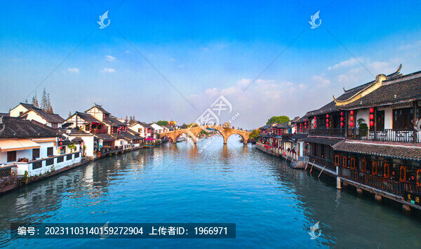 上海市朱家角古鎮(zhèn)風光