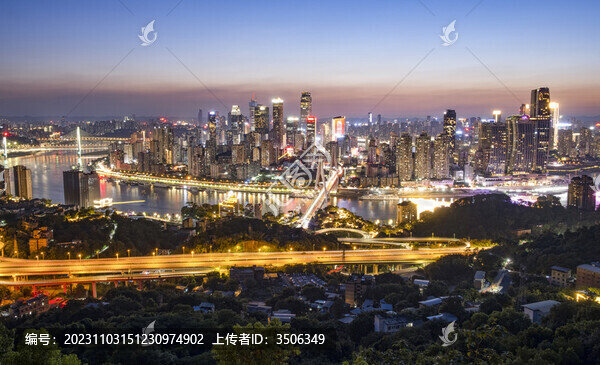 渝中夜景