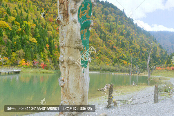 阿壩奶子溝彩林景區(qū)洛哩措水景