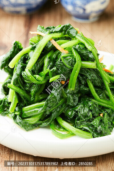生素炒波菜
