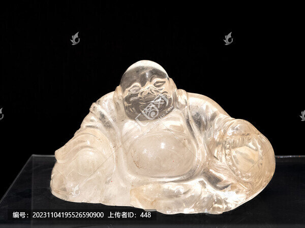 明代水晶彌勒佛