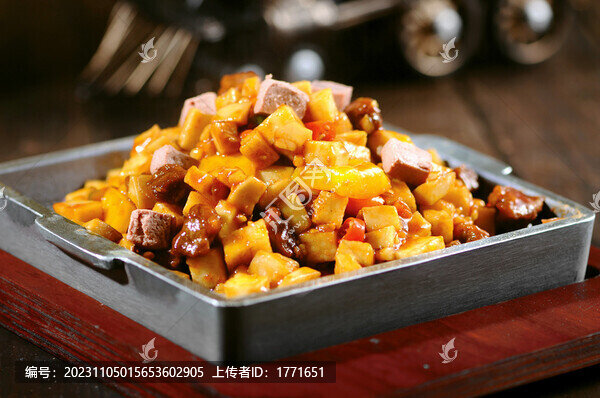 杏鮑菇鵝肝牛肉