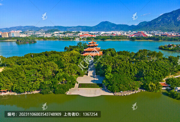 泉州西湖公園刺桐閣