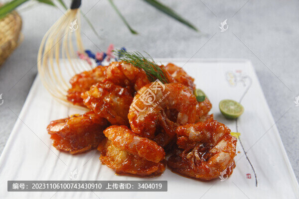 干炸蝦球