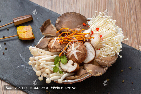 串串火鍋配菜香菇金針菇