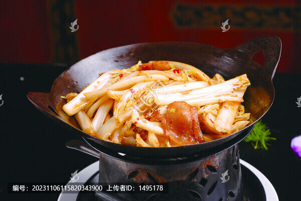 干鍋娃娃菜