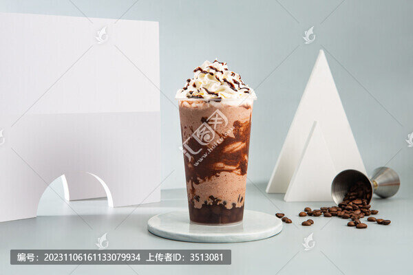 摩卡雪頂冰咖啡