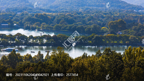 泛舟西湖