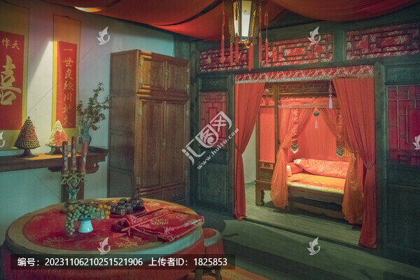 徽州婚俗館洞房