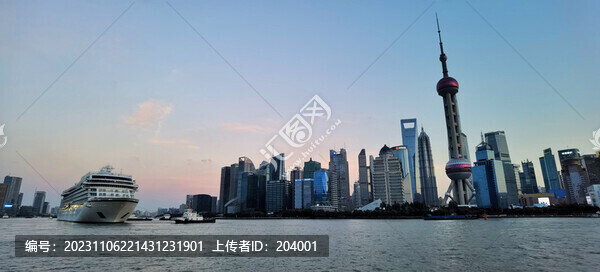 黃浦江游輪風(fēng)景